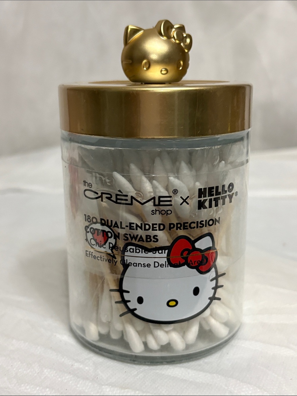 The Crème Shop x Hello Kitty Dual-Ended Precision Cotton Swabs NWT